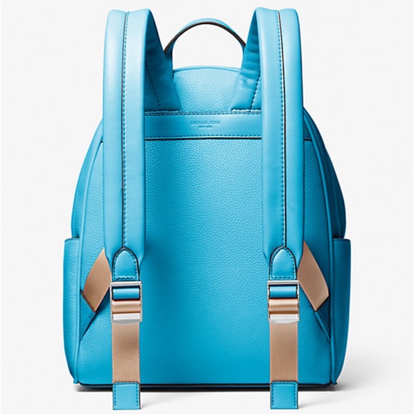 Michael Kors Bex Medium Pebbled Leather Backpack
COLOR SANTORINI BLUE
NWT - Picture 3 of 16